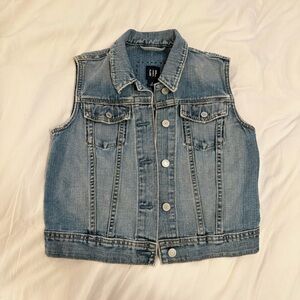 GAP Blue Denim Vest
